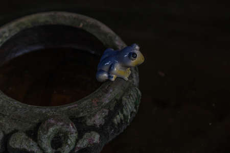 earthenware The first container of humanity that is the soil, forming a container and then dried. Soil Properties The clay can absorb water well.の写真素材
