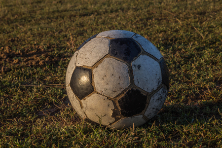 Football has no evidence of where it came from. Because each country is out to confirm that their country is the country of origin.の写真素材