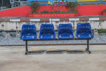 Chairs are available in a variety of styles, materials and colors, some chairs, a suitable location for a solo show. Below is a beautiful home.の写真素材