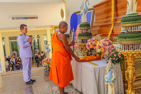 Funeral rites in Thailand is divided into three ceremonies, including burial ceremony watering funeral liturgy. Ceremony and Jacques in the business The ceremony is to start bathing the corpse.のeditorial素材