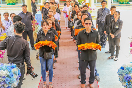Funeral rites in Thailand is divided into three ceremonies, including burial ceremony watering funeral liturgy. Ceremony and Jacques in the business The ceremony is to start bathing the corpse.のeditorial素材