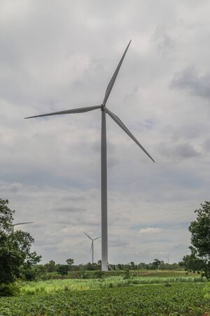 Wind energy is a natural energy that can be utilized. We humans make use of wind energy for thousands of years. In a comfortable life.の写真素材