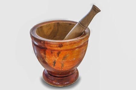 The mortars used in the kitchen, kitchen utensilsの写真素材