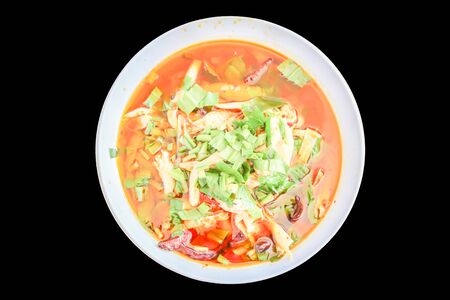 Thailand's food dish, also know as Tom Yum Koongの写真素材