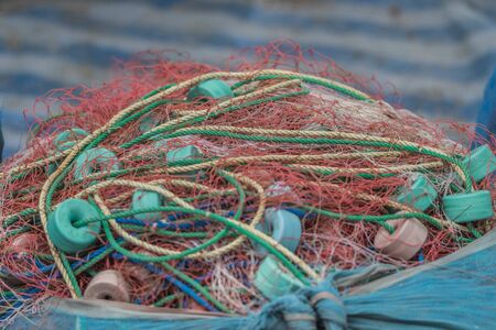 Fishery means human management for fishing or other aquatic animals, the maintenance of ornamental fish and processing into fishery products such as fish oil.の写真素材