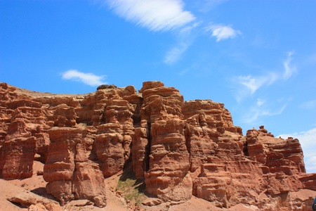 Sunny day in canyon