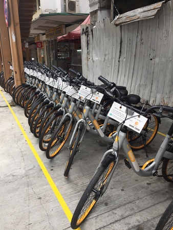 Bicycle renting in Malaysiaの素材