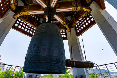 GIMHAE, SOUTH KOREA - JUNE 18, 2017 : Skoolooks shop, a student and college uniforms store locate in Gimhae, South Gyeongsang province, South Korea.のeditorial素材