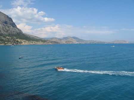 Boat in the sea