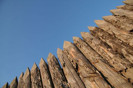 Wood fenceの写真素材