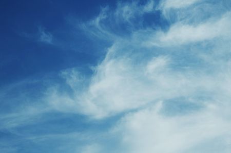 Clouds and blueの写真素材
