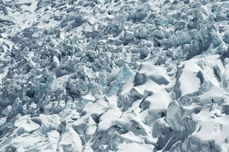 High glacier in the Cordilleras mountain