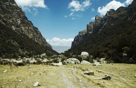 Cordilleras mountain landscapeの写真素材