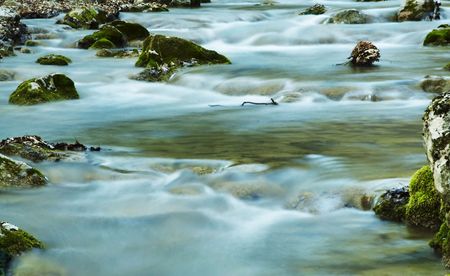 Waterfall cascadeの写真素材