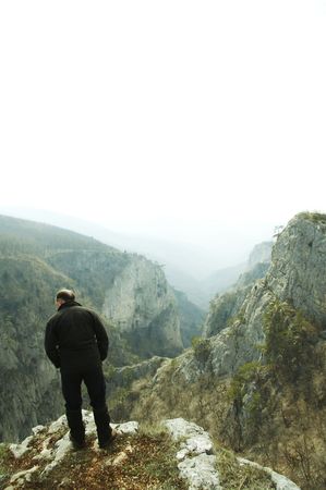 male overview landscapesの写真素材