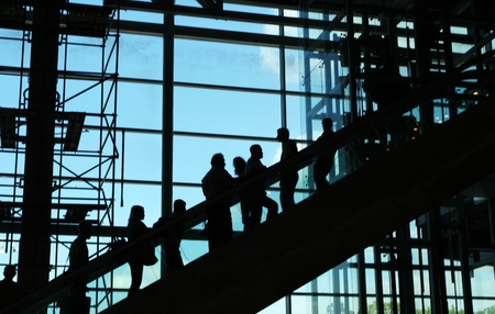 People in airportの写真素材