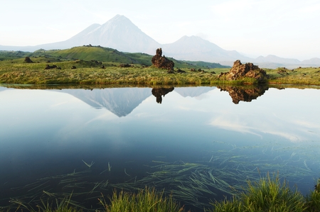 Beautiful mountains landscapeの写真素材
