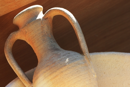 Clay amphora