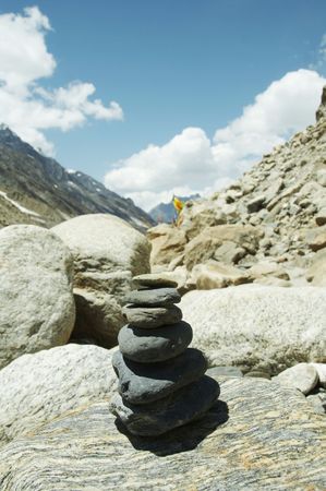 Himalayan mountainの写真素材