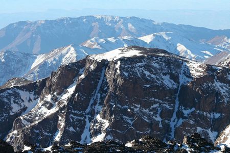 Beautiful high mountainの写真素材