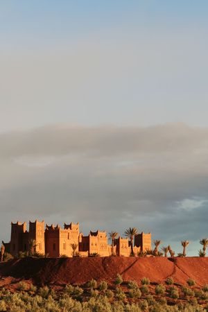 Village in dades valley, Morocco Africaの写真素材