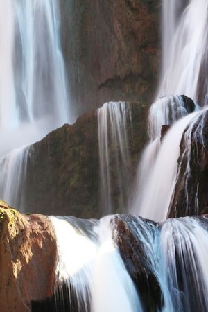 Waterfall in Morocco, Africa - Cascad'd Ouzud.の写真素材