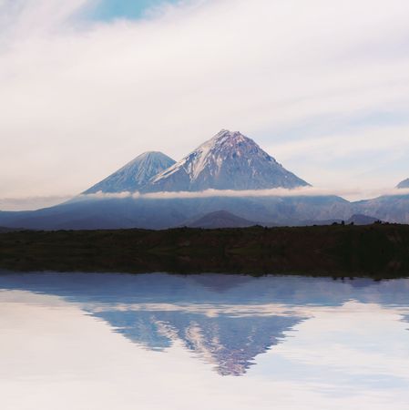 Volcano on the Kamchatka,Russiaの写真素材