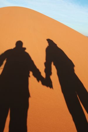 Pair shadowの写真素材