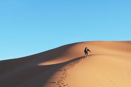 Sahara desertの写真素材