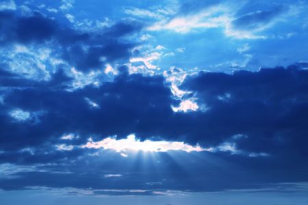 Storm cloudsの写真素材