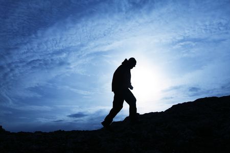 Man go upの写真素材