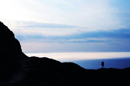 on the seaの写真素材