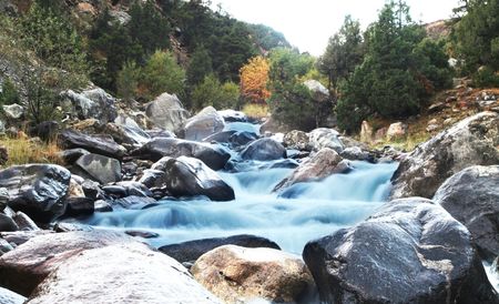 Mountain riverの写真素材