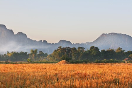 Laos landscapesの写真素材