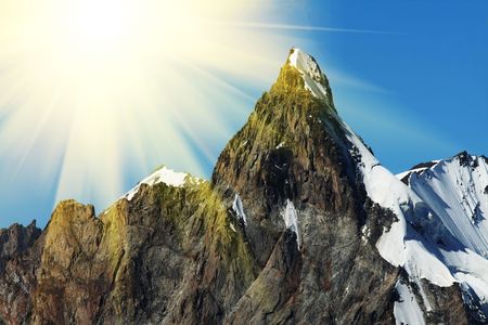 Mountain peakの写真素材