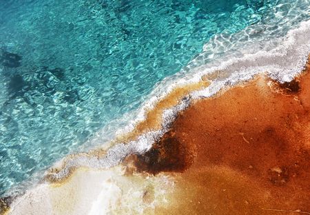 hot springの写真素材