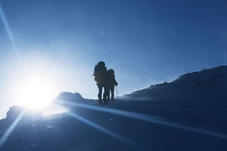 the climbの写真素材