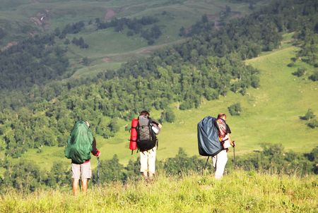 Backpackersの写真素材