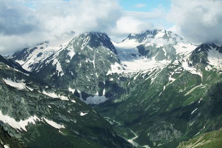 High mountainsの写真素材