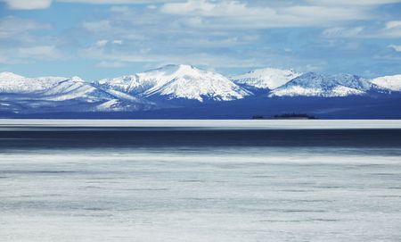 Winter mountainsの写真素材