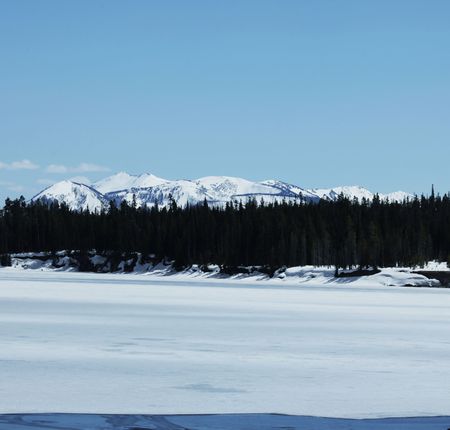 Winter mountainsの写真素材