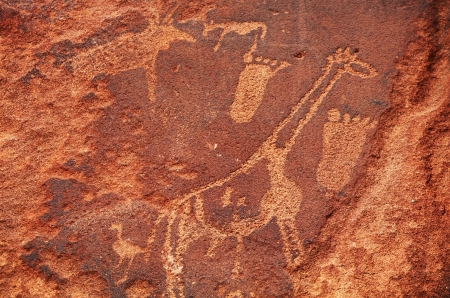 petroglyph textureの写真素材