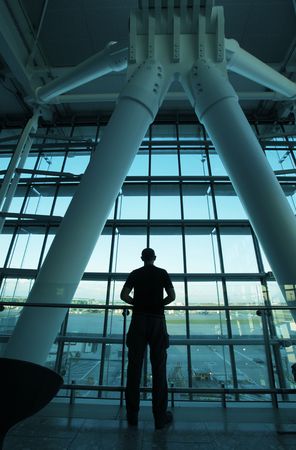 in airportの写真素材