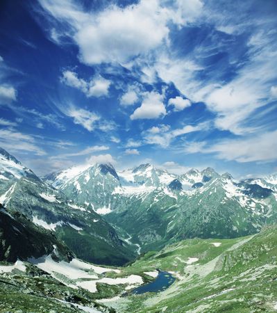 High  mountainsの写真素材