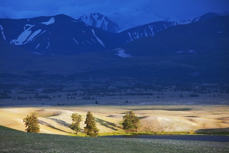 Altai mountainsの写真素材