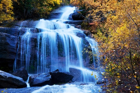 waterfallの写真素材