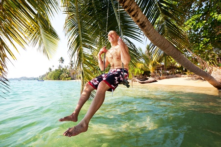 boy on the beachの写真素材