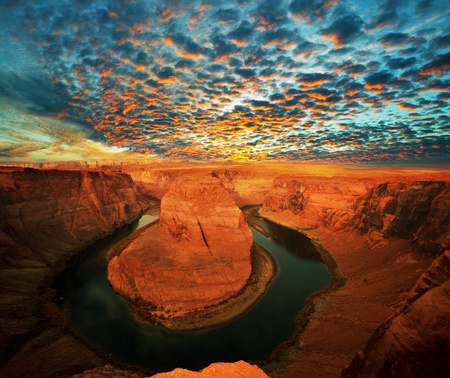 Horse Shoe Bend at Utah, USA Horse Shoe Bend at Utah, USA