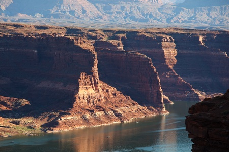Canyon in Yellowstoneの写真素材