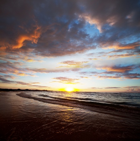 sea sunsetの写真素材